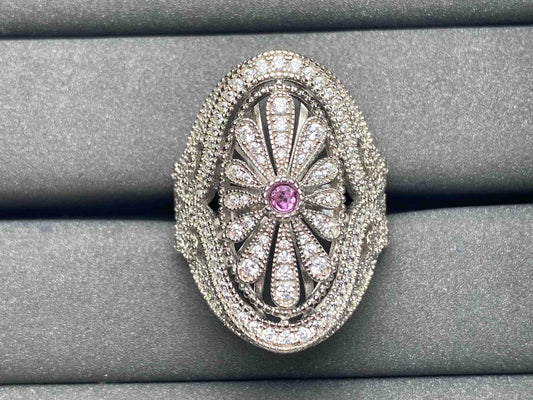 A3606 Pink Sapphire Ring