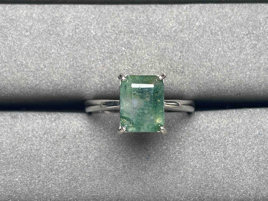 A3637 Moss Agate Ring