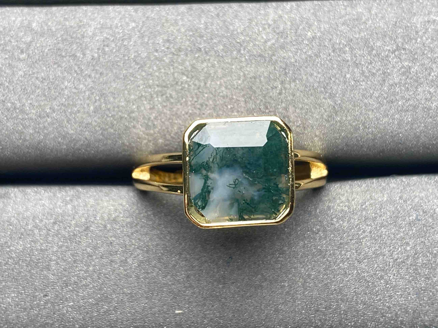 A3656 Moss Agate Ring