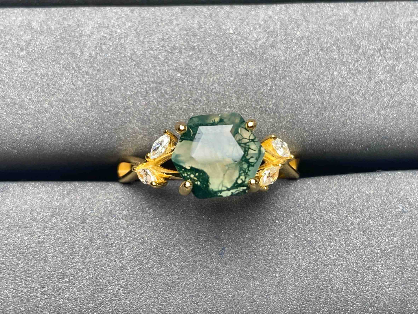 A3662 Moss Agate Ring