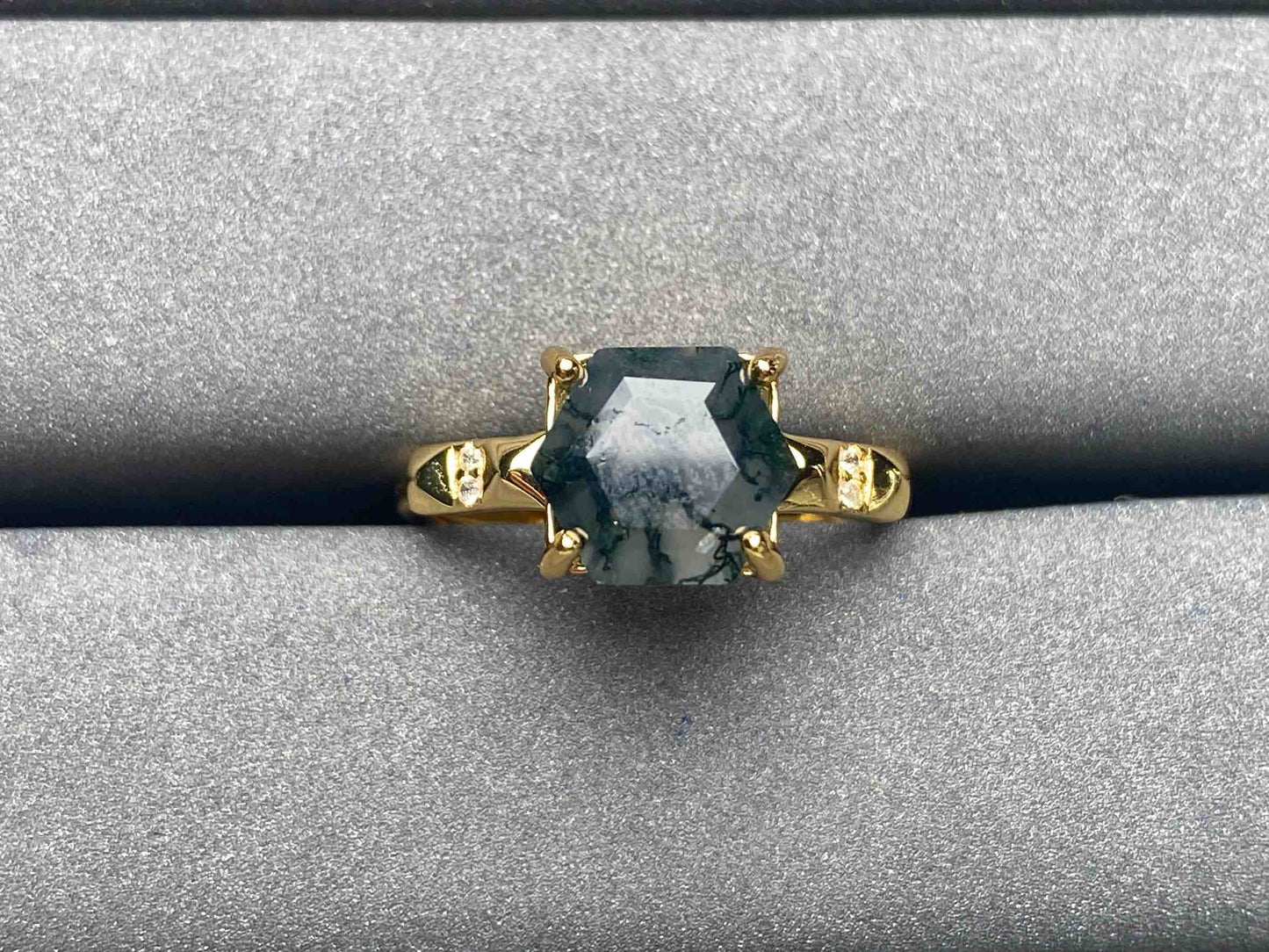 A3666 Moss Agate Ring