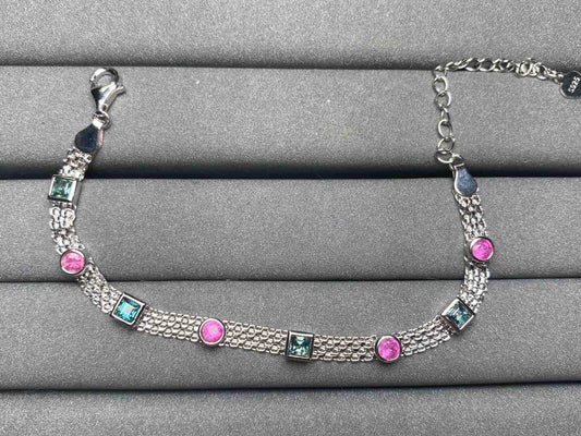 A3678 Teal Sapphire Bracelet