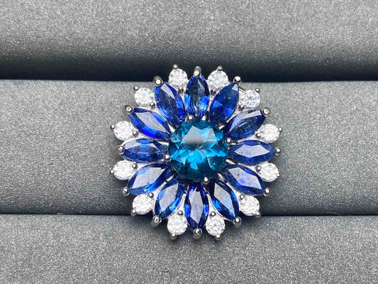 A3681 Cornflower Sapphire Pendant