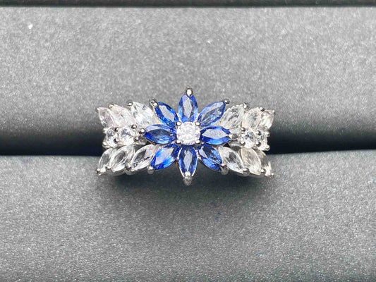 A3682 Cornflower Sapphire Ring