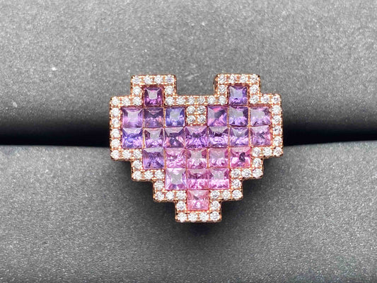 A3692 Purple Sapphire Ring