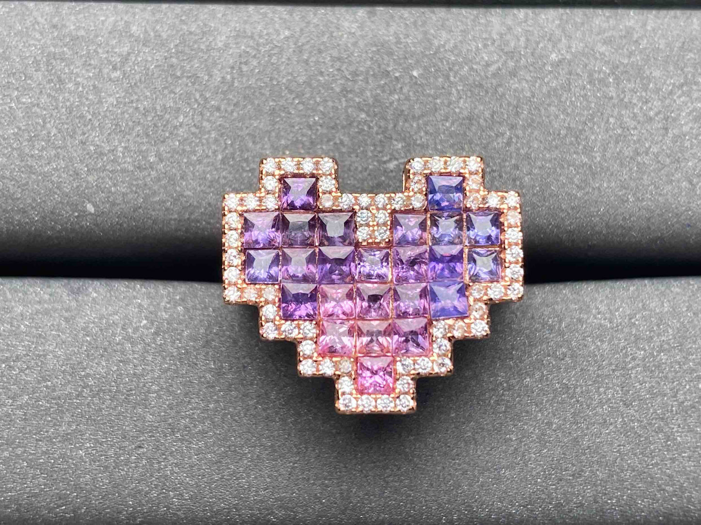 A3693 Purple Sapphire Ring