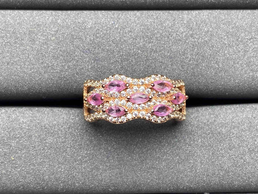 A370 Pink Sapphire Ring