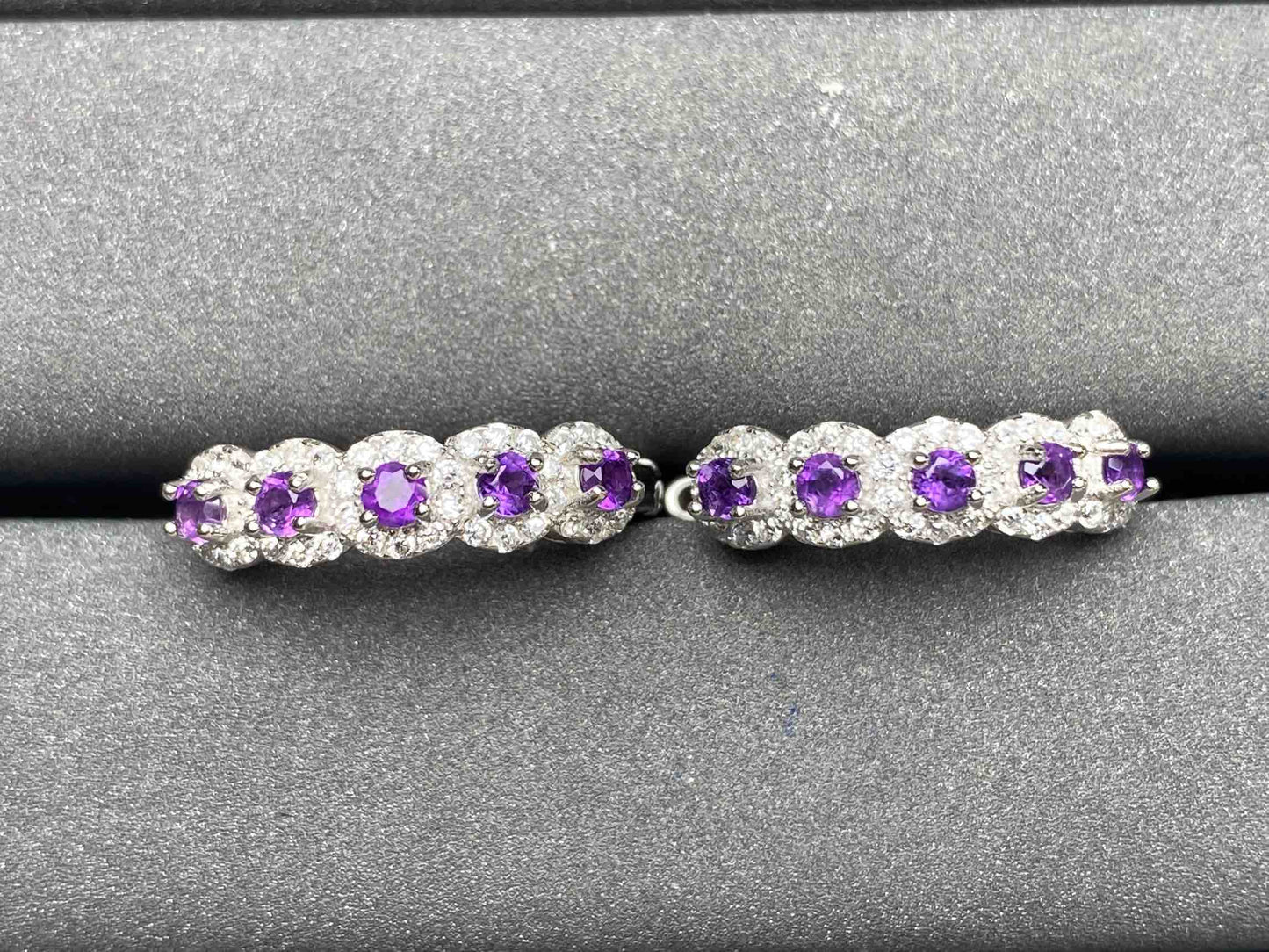 A3728 Amethyst Earrings