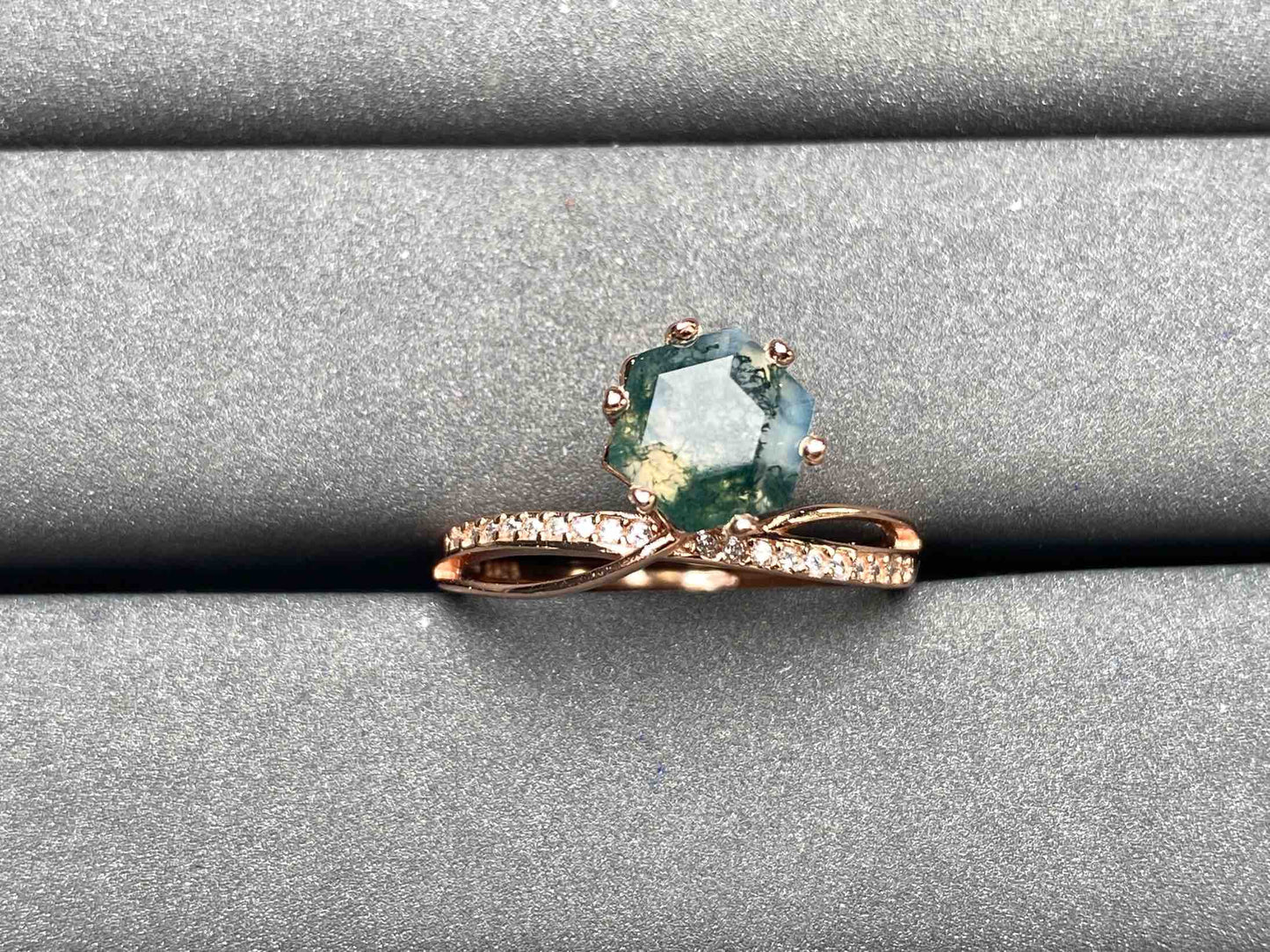 A3753 Moss Agate Ring