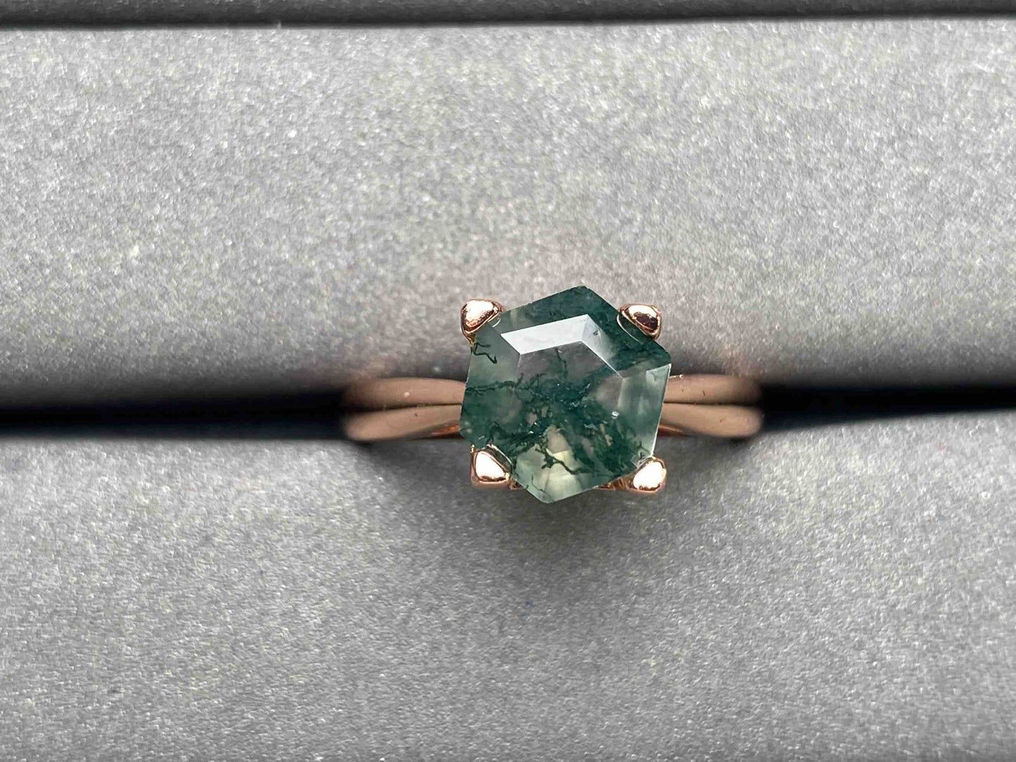 A3767 Moss Agate Ring