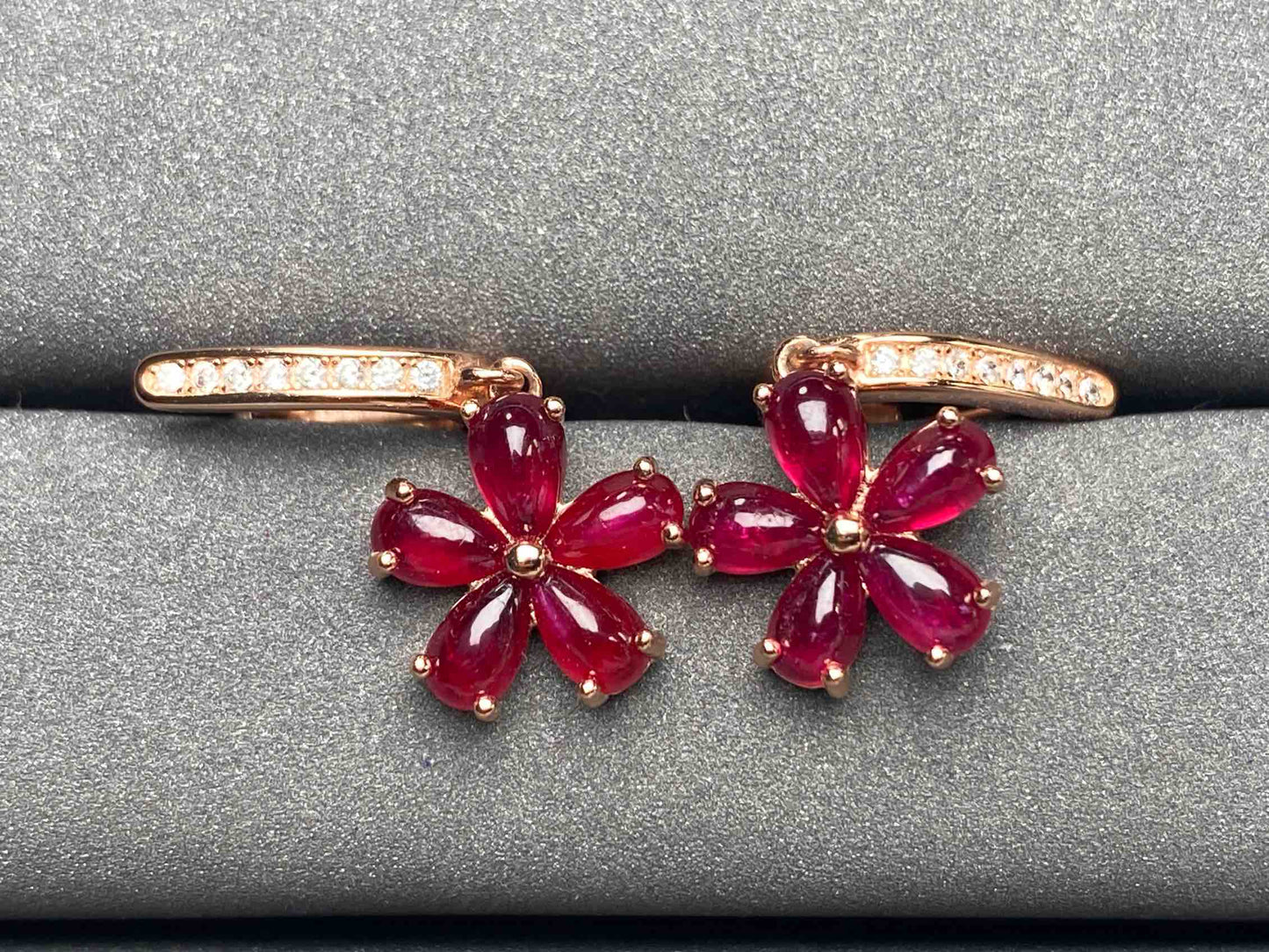 A3805 Ruby Earrings