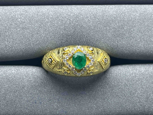 A435 Emerald Ring