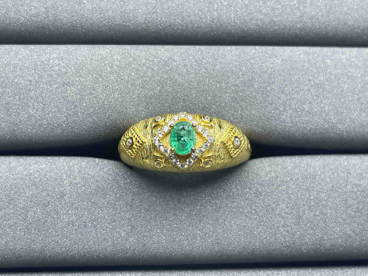 A443 Emerald Ring