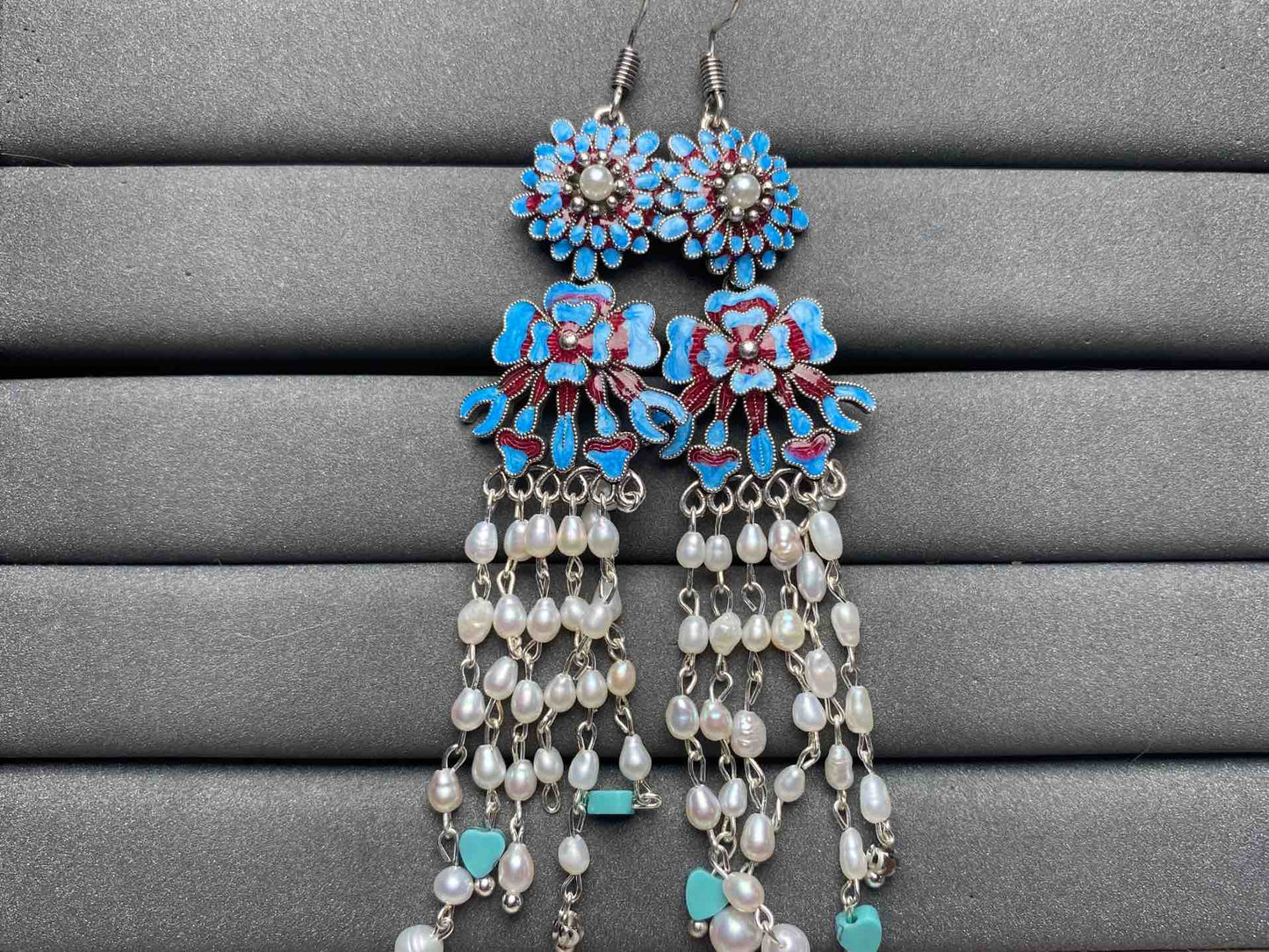 A4528 Prehnite Earrings