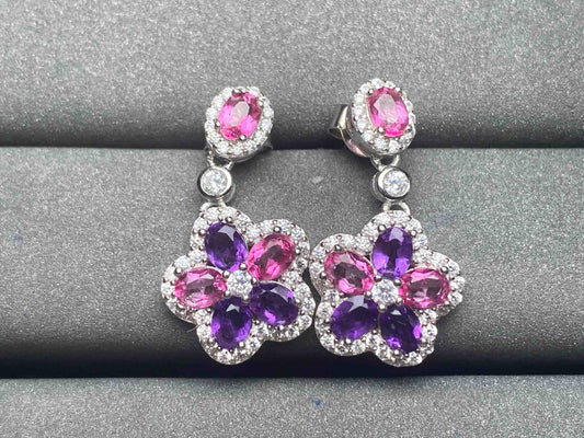A4533 Amethyst Earrings