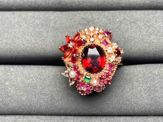 A4565 Garnet Ring