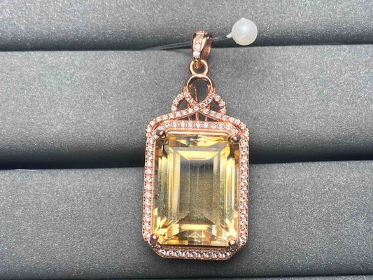 A4645 Citrine Pendant