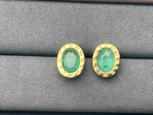 A4738 Emerald Earrings