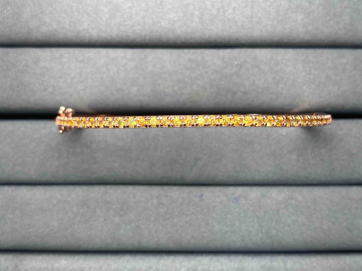 A4765 Yellow Sapphire Bangle