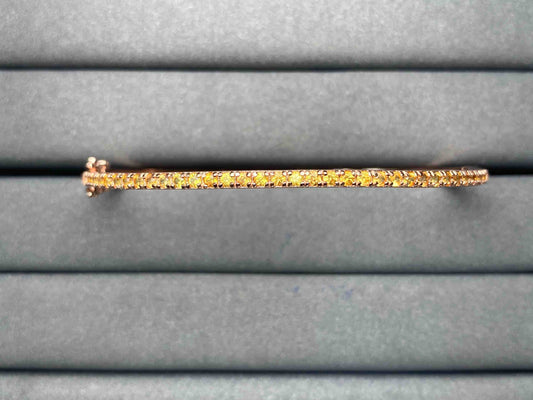 A4765 Yellow Sapphire Bangle