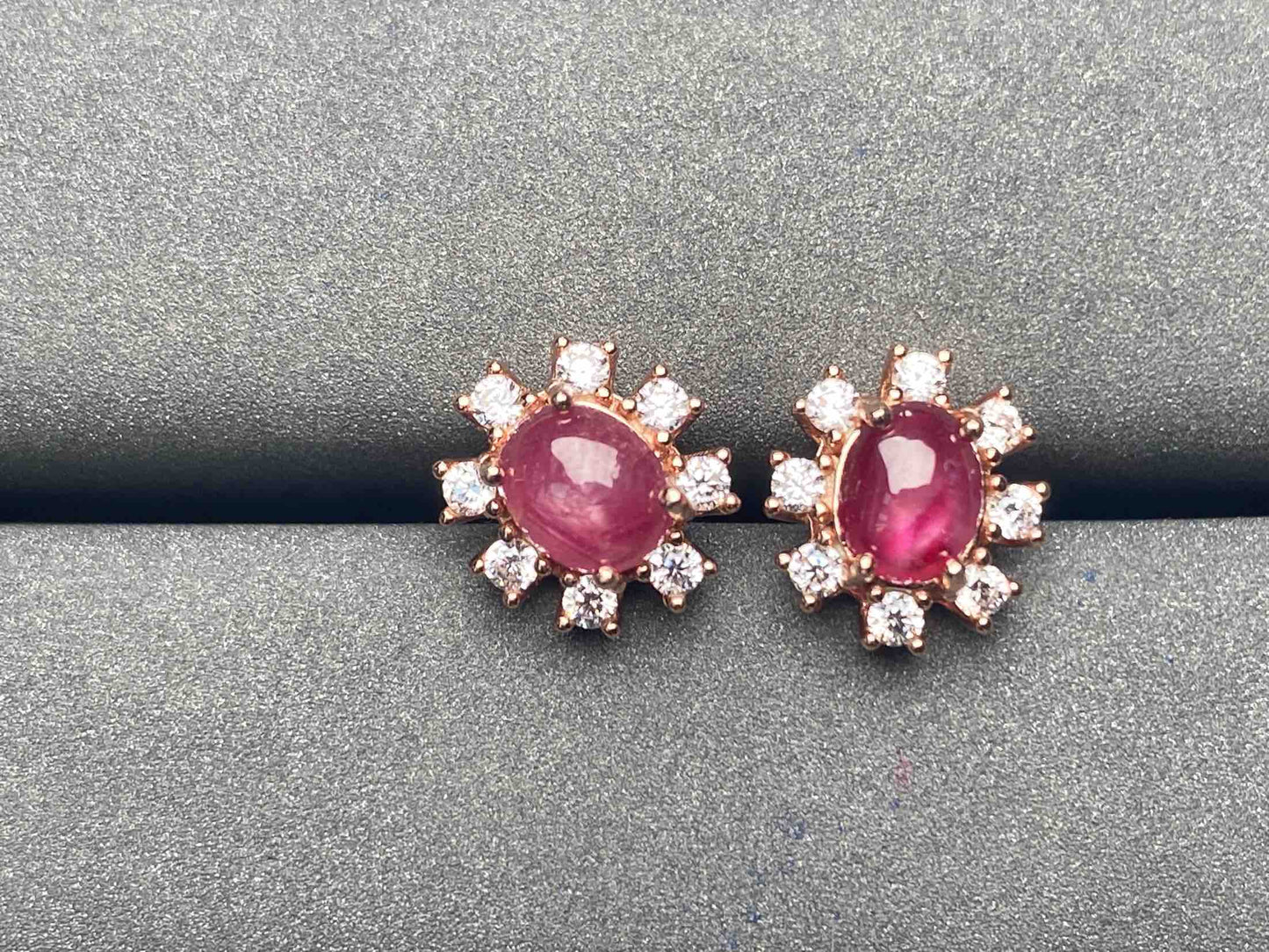A4841 Ruby Earrings