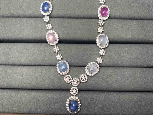 A4981 Star sapphire Necklace