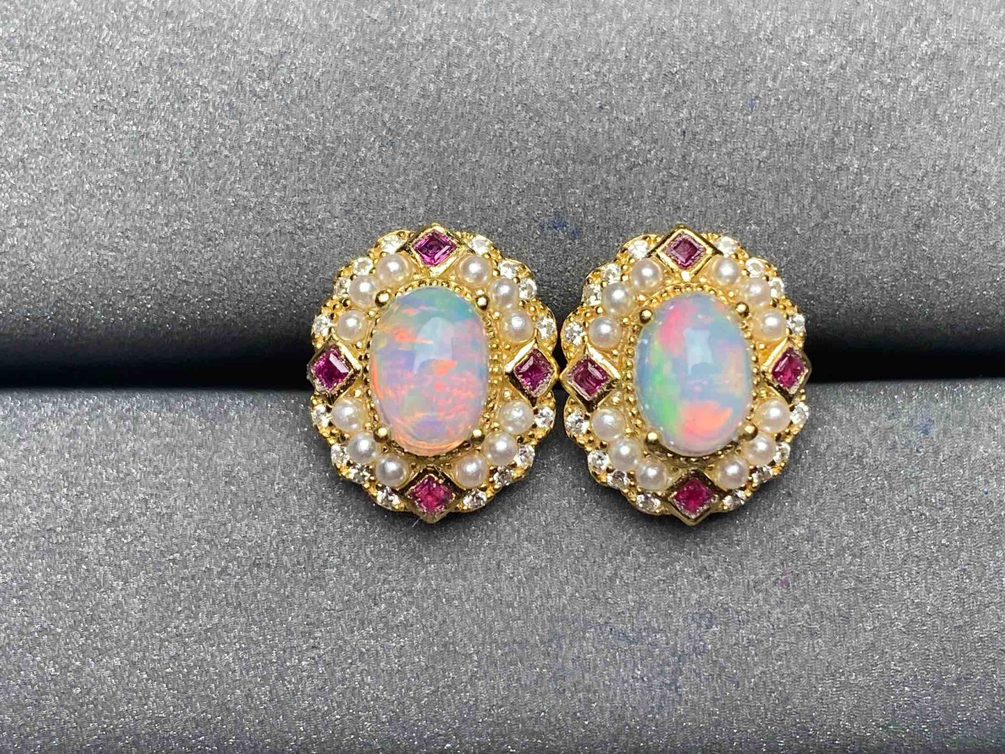 A5071 Opal Earrings