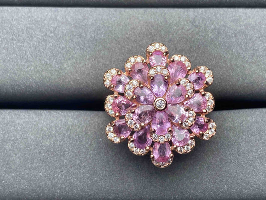 A5128 Pink Sapphire Ring