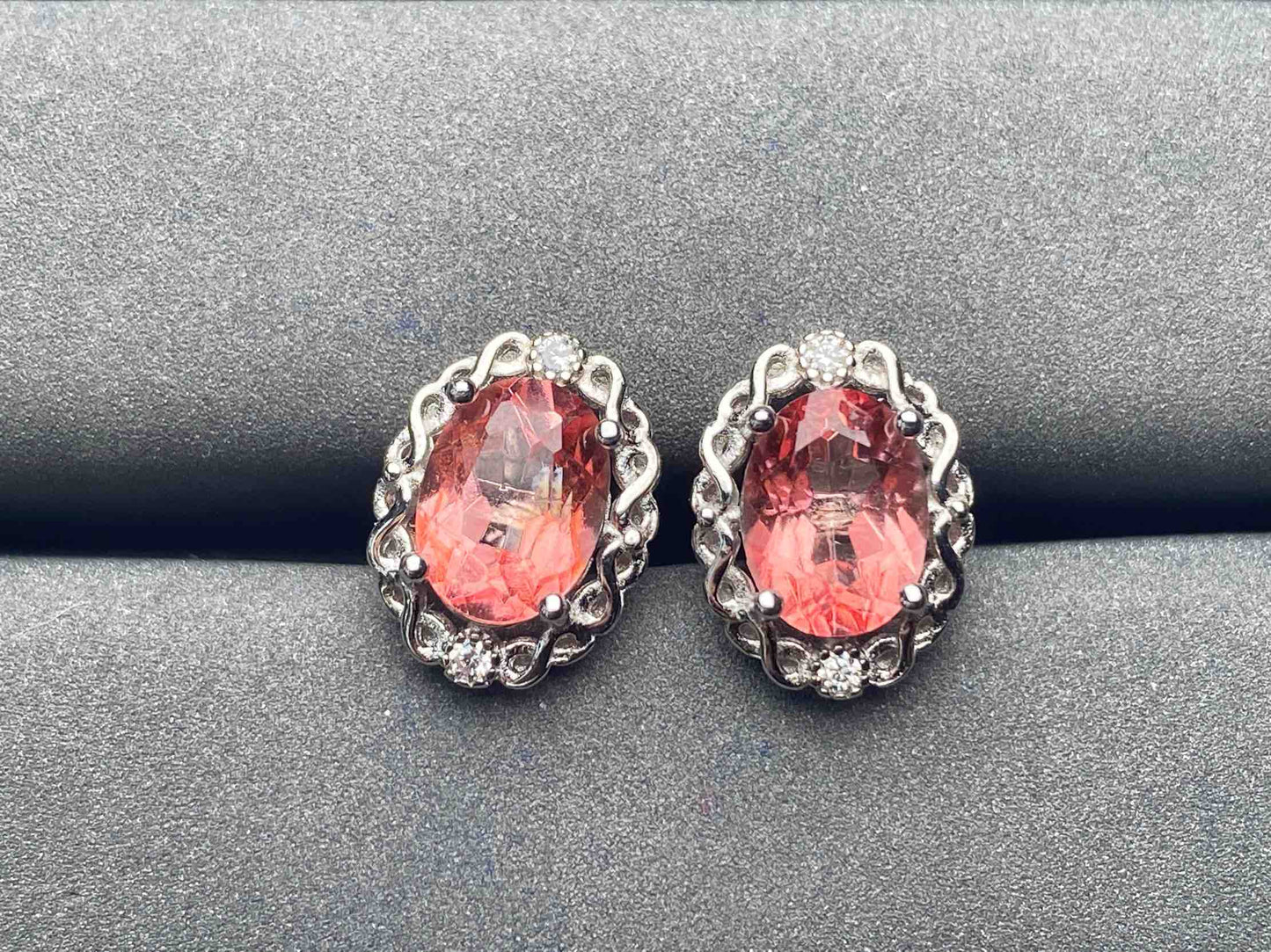 A5273 Lotus topaz Earrings