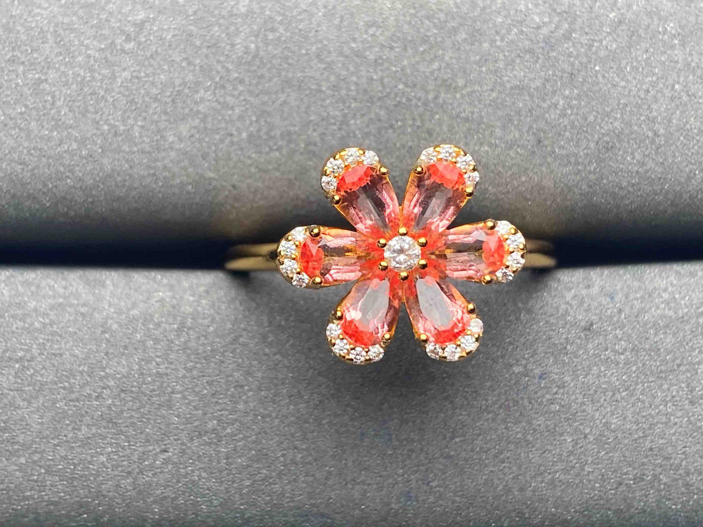 A5274 Lotus topaz Ring