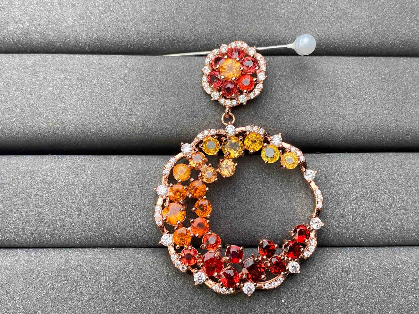 A5346 Colorful Sapphire Pendant