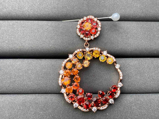 A5346 Colorful Sapphire Pendant