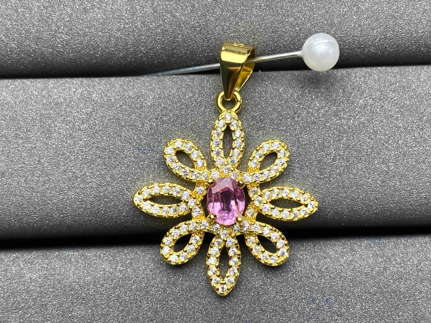 A554 Pink Sapphire Pendant