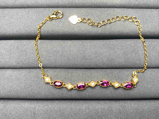 A5579 Garnet Bracelet