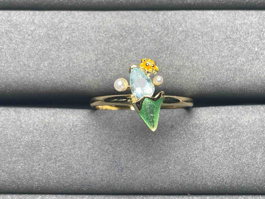 A5608 Aquamarine Ring