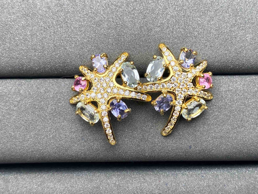 A5628 Aquamarine Earrings