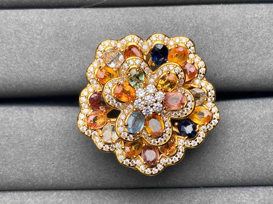A5632 Colorful Sapphire Ring