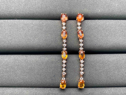 A5702 Colorful Sapphire Earrings