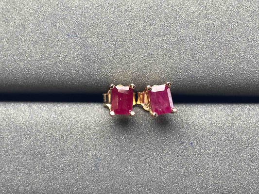A578 Ruby Earrings