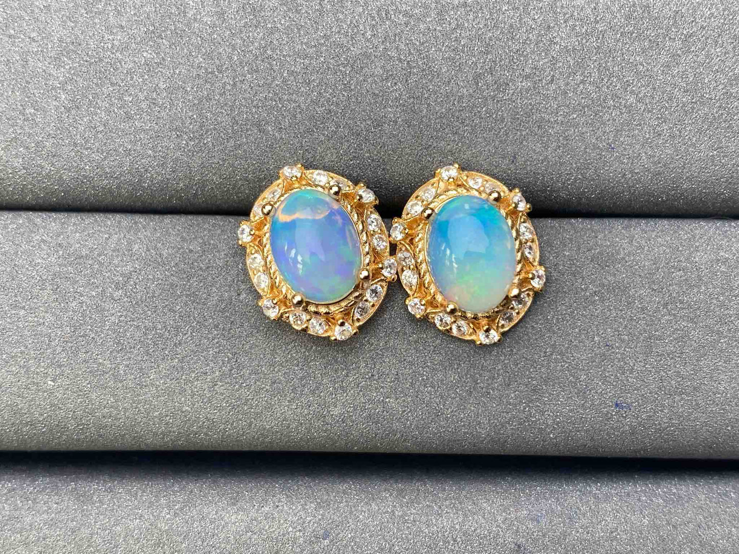A6034 Opal Earrings