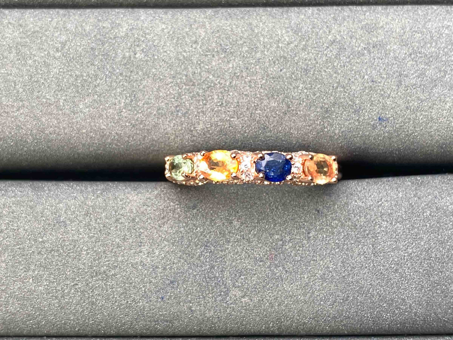 A6045 Colorful Sapphire Ring