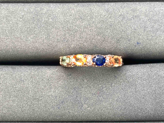 A6045 Colorful Sapphire Ring