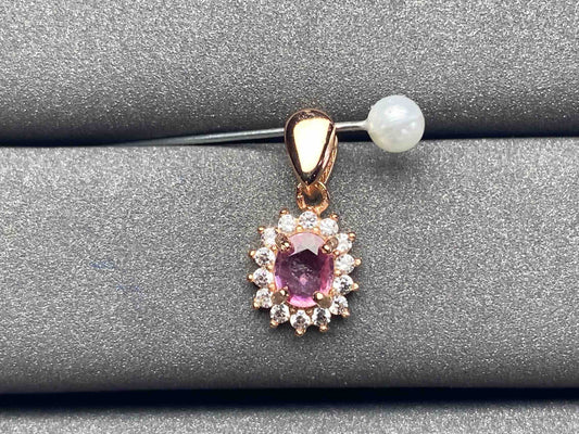 A605 Pink Sapphire Pendant