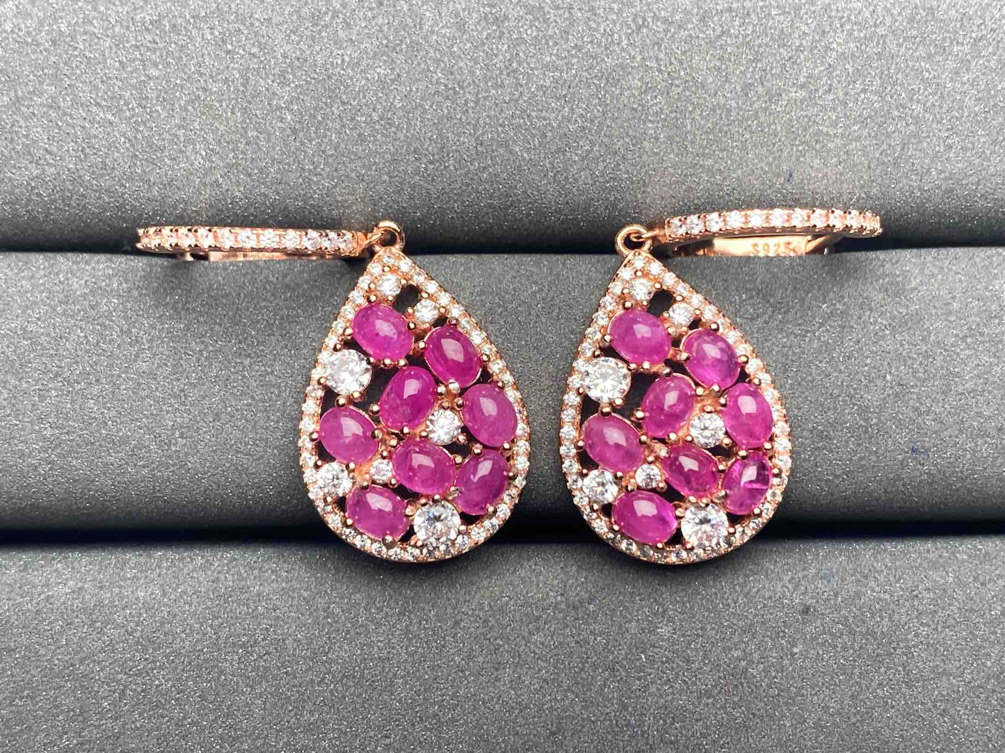 A6151 Ruby Earrings