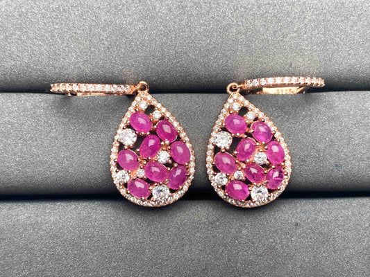 A6151 Ruby Earrings