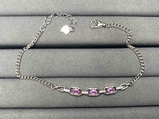 A6276 Pink Sapphire Bracelet