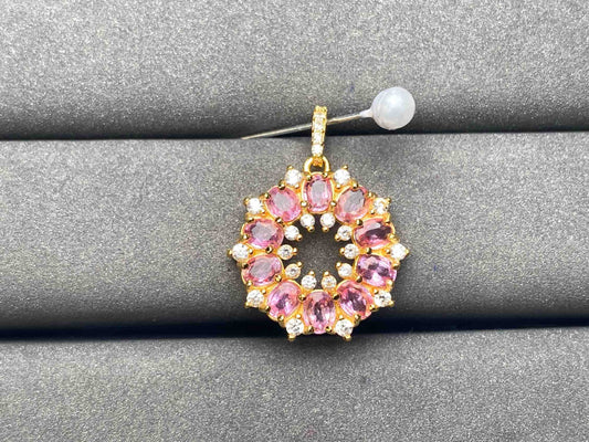 A6280 Pink Sapphire Pendant