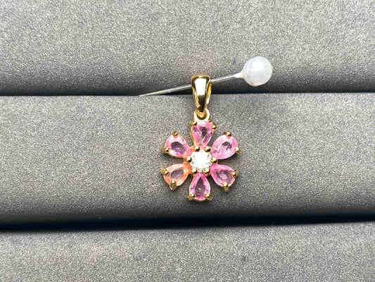 A6283 Pink Sapphire Pendant