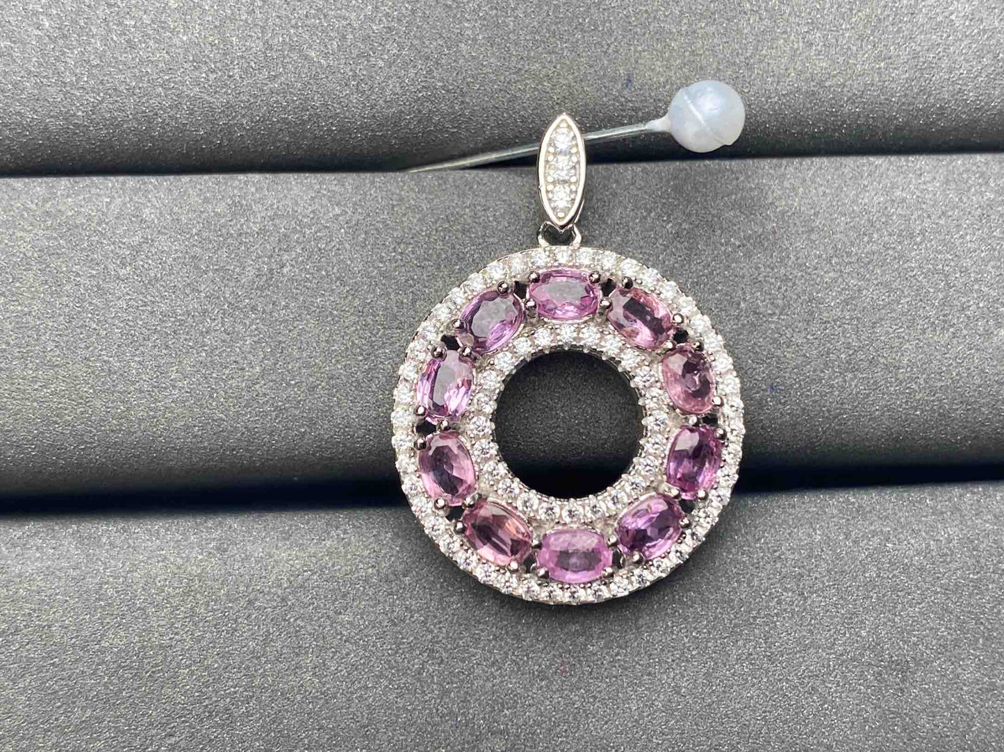 A6284 Pink Sapphire Pendant