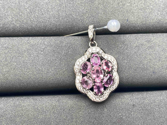 A6285 Pink Sapphire Pendant